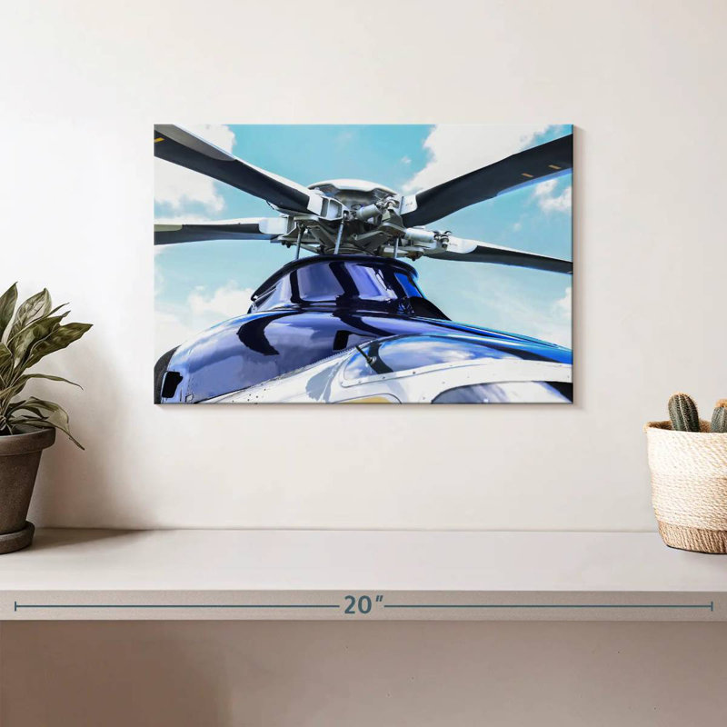 Mehar Helicopter Blades, 8" H x 12" W