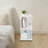 2-Tier 360°Display Bookshelf With Wheels