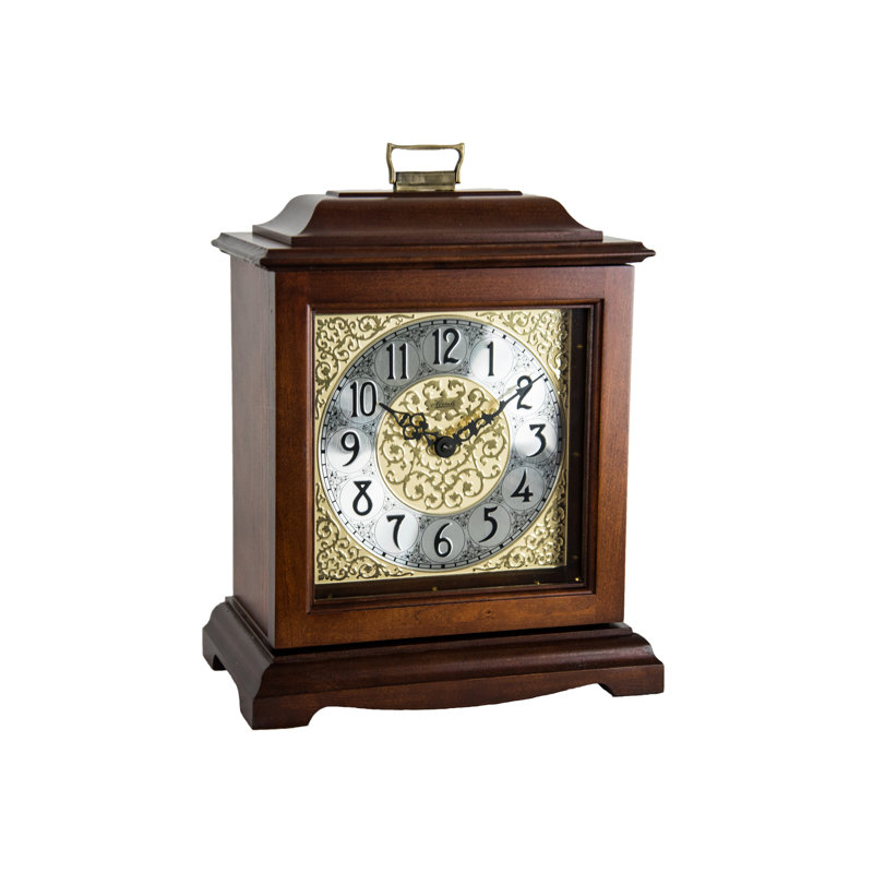 Bracket Clock in a CHERRY Finish with a Four Chime Melody Movement