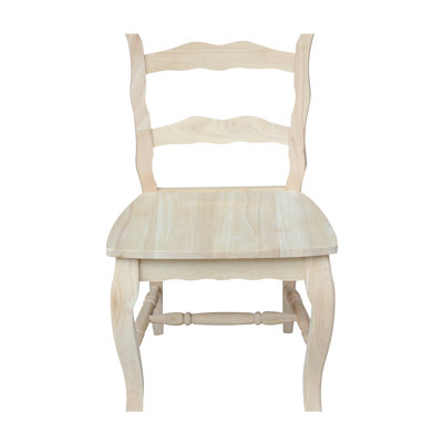  Chaise d'appoint en bois massif Icadarco