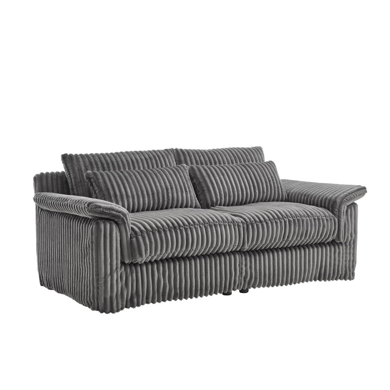 Canapé 74 po, Gris