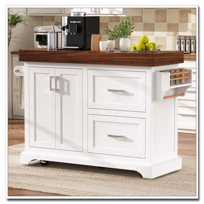 53" Large Kitchen Island