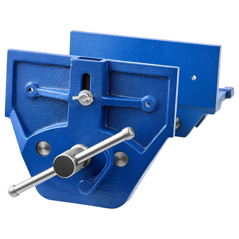 Woodworking Vise, 7 Inch Jaw Width, Quick Release Wood Bench Vise, 8 Inch Max Jaw Opening, Heavy-duty Cast Iron Construction, Workbench Vice with Adjustable Front Stop, for Woodworking Drilling