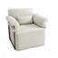 Fauteuil demi-tonneau rembourré et pivotant-41376912