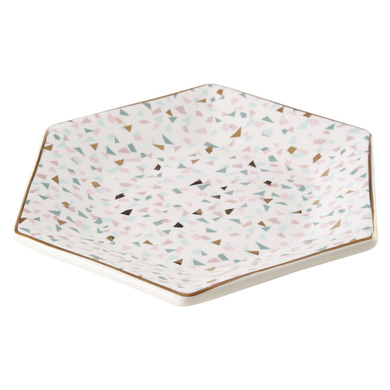 Kennet Ceramic Decorative Plate 1, 2cm H x 15cm W x 15cm D