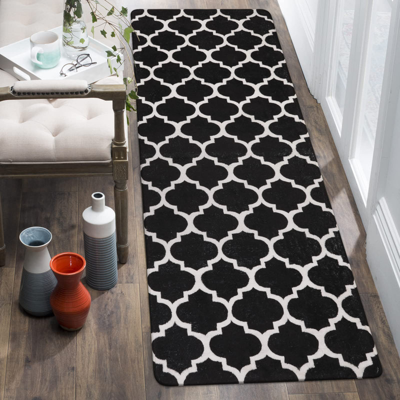 Tawann Classic Moroccan Machine Washable  Area Rugs with Non-Slip Backing Perfect for Living Room, Dining Room, Bedroom Decor