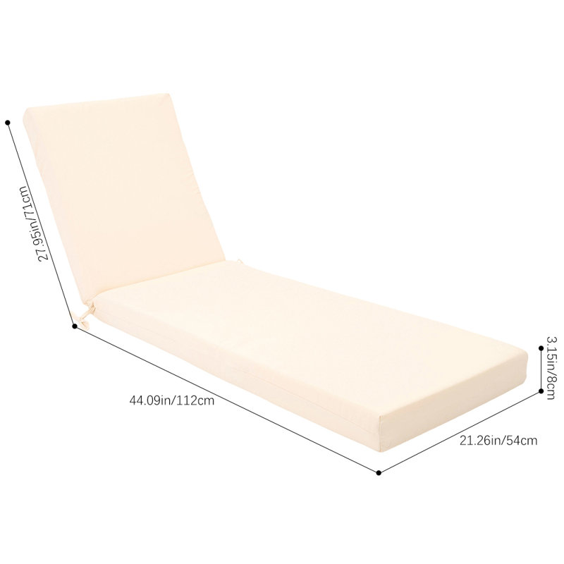 Comfort Outdoor Lounge Cushion, Beige