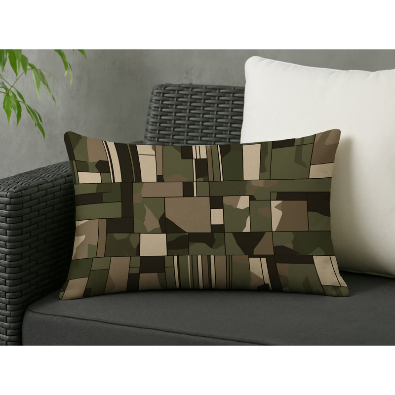 Sentry Path Indoor And Outdoor Pillow, Rectangle 20"H x 14"W