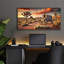 «Southwest Wagon» par Rey Klimt, art mural en verre acrylique-481401915
