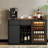 Sideboards & Buffets with Storage, 51 Inch MDF Modern Bar Cabinet for Kitchen