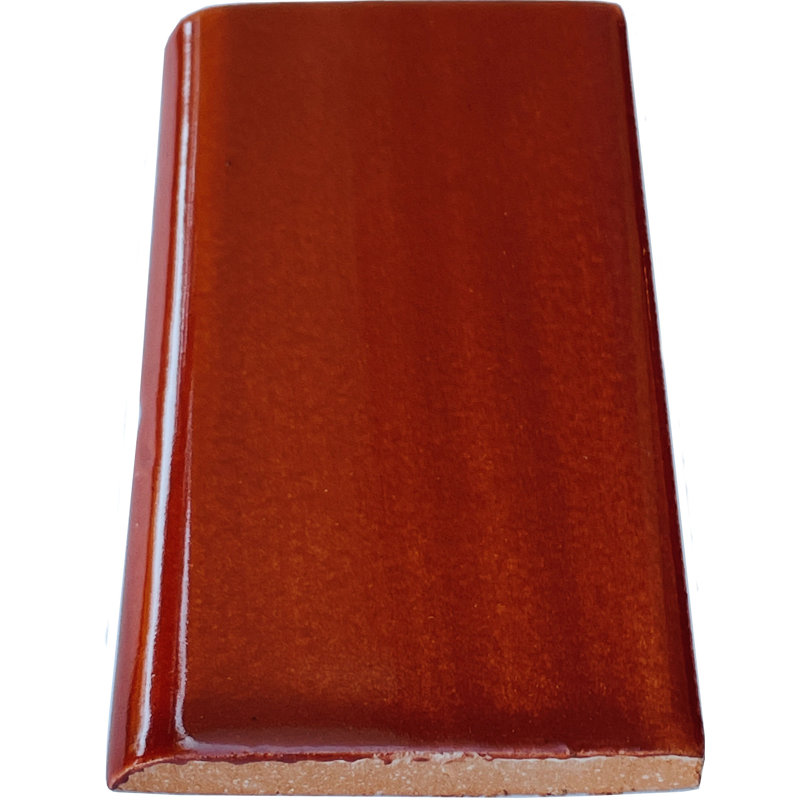 2" x 4" 10pcs TalaMex Bullnose, Terracota