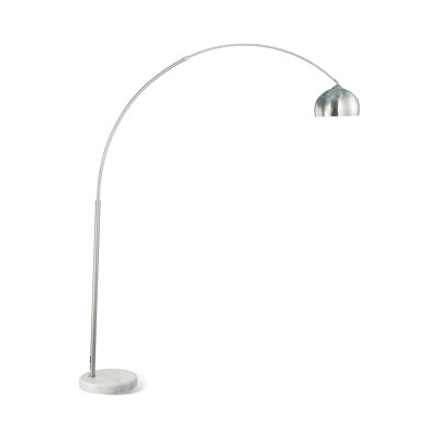 Nirimba 85'' White Arched Floor Lamp