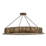 Rustic Lodge 6 - Light Semi Flush Mount