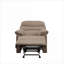 Pour une détente confortable dans le salon, fauteuil inclinable en microfibre brun chaud BEIMO, conception compacte et élégante-964299399