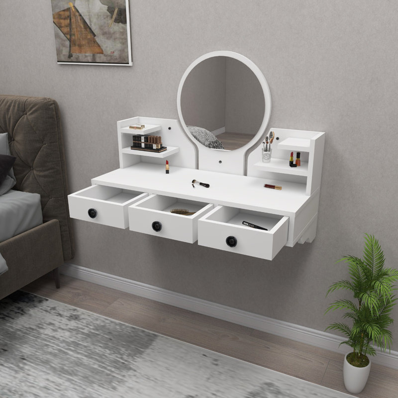 Table de maquillage, Blanc
