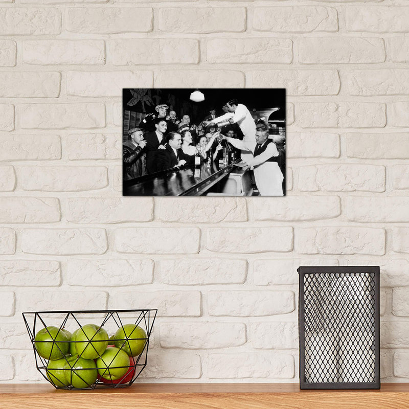 End Of The Prohibition Party - Print on Canvas, 66.04 cm H x 45.72 cm W x 1.91 cm D, No Frame