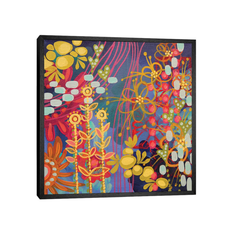 Bluesy by Stephanie Corfee - Gallery-Wrapped Canvas Giclée on Canvas, Black Framed, 45.72 cm H x 45.72 cm W