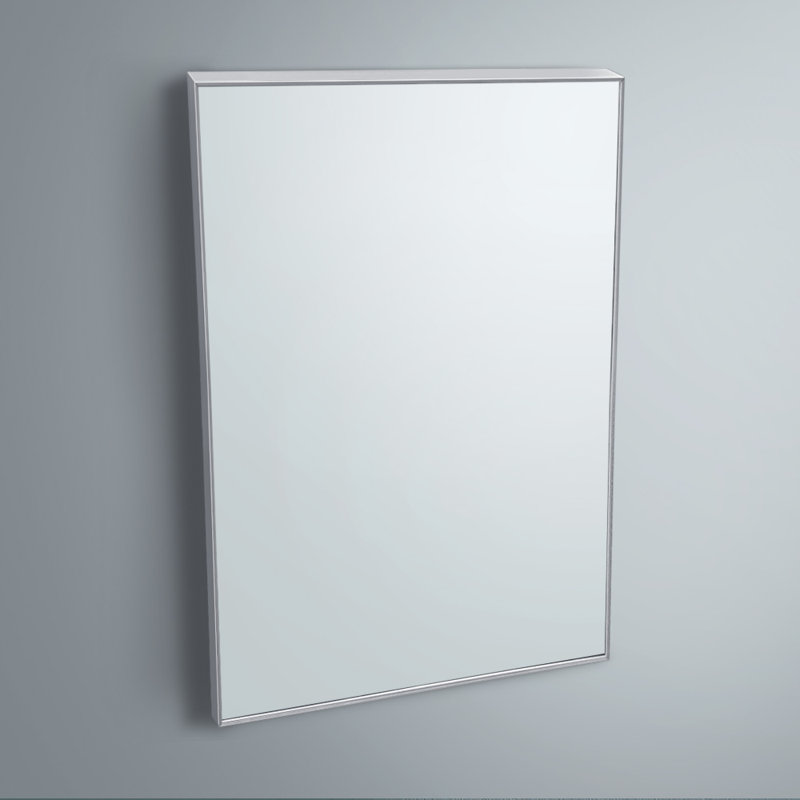 Akhavi Metal Flat Wall Mirror, 29.5" H x 20.5" W