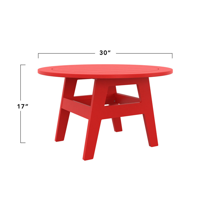  Table basse, Rouge