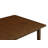 Marvi SERIFF EXTENSION DINING TABLE DARK WALNUT