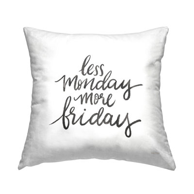 Coussin décoratif Less Less More More