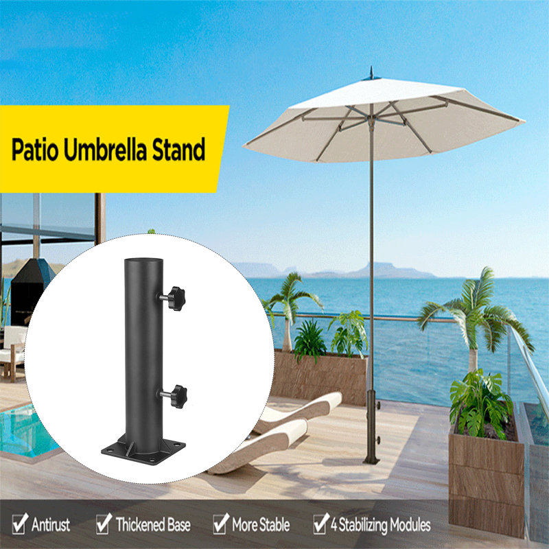 Porte-parapluies d'extérieur Support de parasol de patio