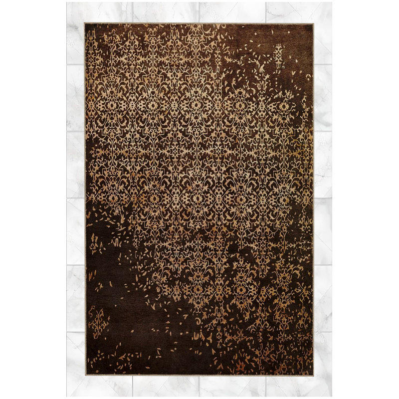 Tapis décoratif lavable à la machine, Tapis de couloir 3 pi 3 po x 9 pi 10 po