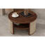 Table basse ronde en rotin avec rangement-1534539128