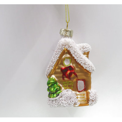 2.75'' Glass Hanging Figurine Ornament
