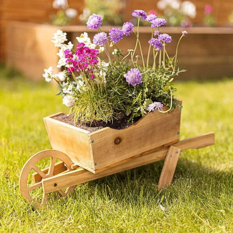 Hardee Wood Wheelbarrow Planter