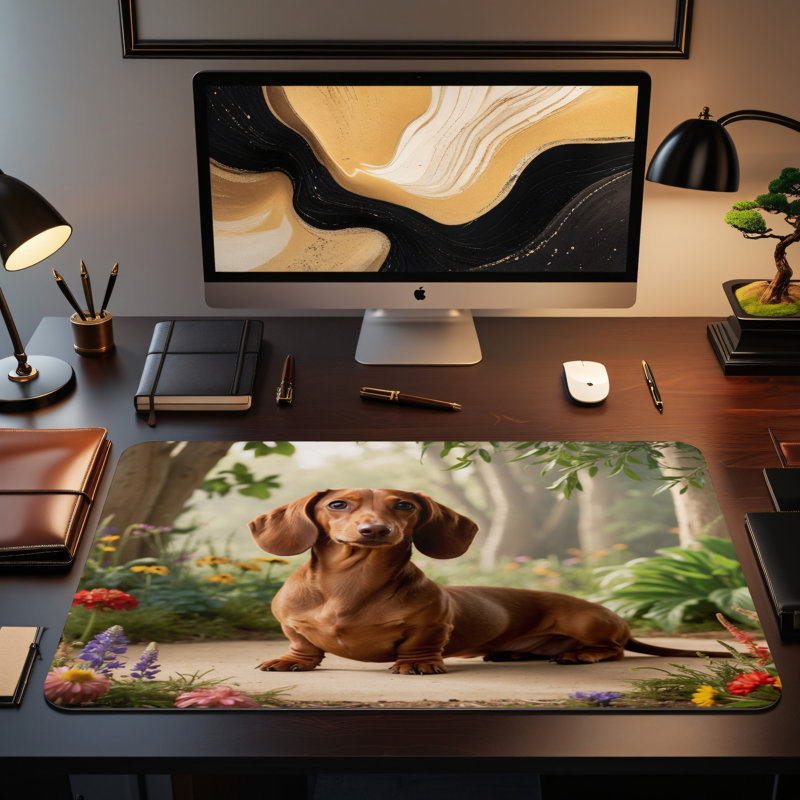 Polyester Desk Pad, 23.6x13.8