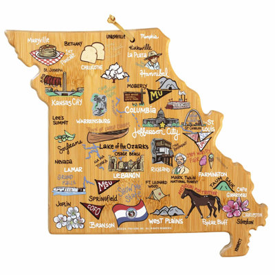 Missouri Cutting & Serving Board with Artwork by Fish Kiss