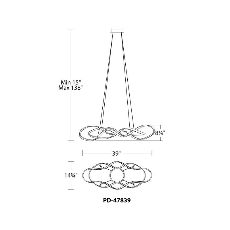 Interlace 1 - Light LED Pendant