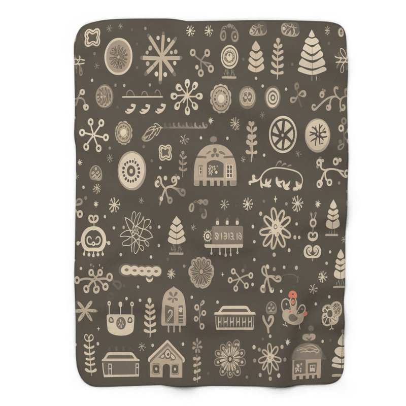 Snowy Whispers - couverture 1 pièce, L 50 po x L 60 po