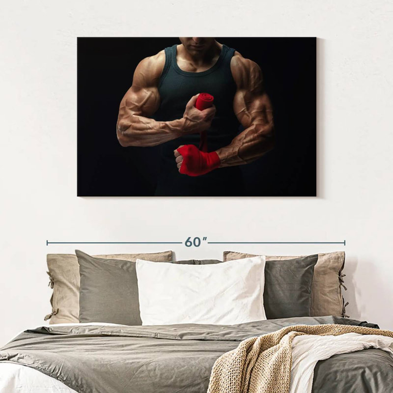 Bodybuilder's Arms, 32" H x 48" W