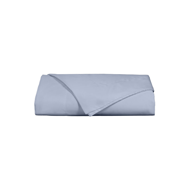 Eleonora Sateen Duvet Cover, Colonial Blue, Twin