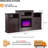 Fireplace TV Stand Brown