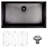30'' L Undermount Single Bowl Stainless Steel Kitchen Sink