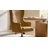 Heeg 47''H Transitional Genuine Leather Swivel Adjustable Height Tilting Executive Chair with High Backrest-102291122