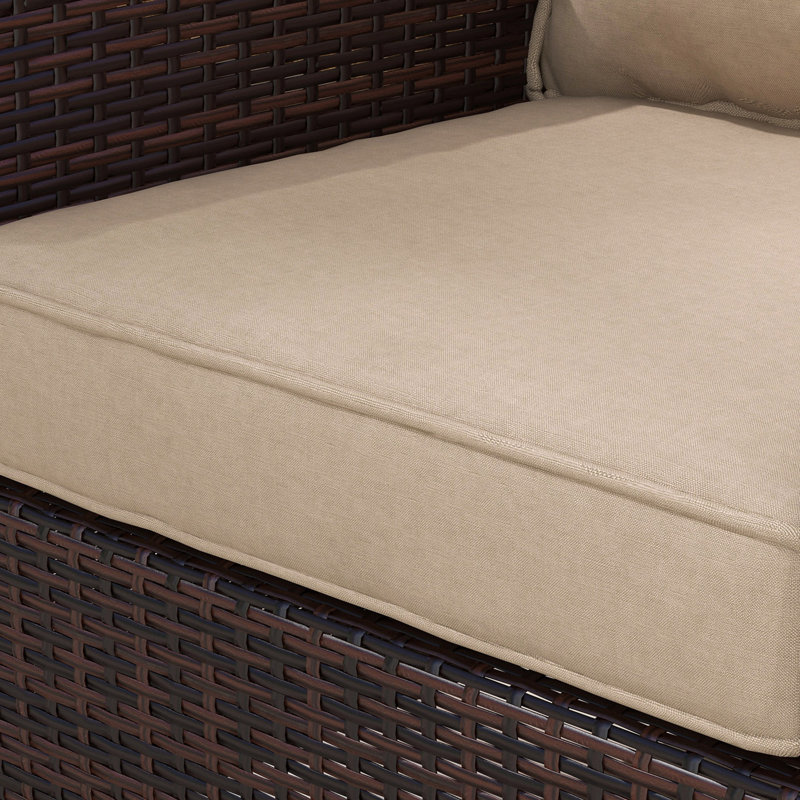 Outdoor 4.75'' Seat / Back Cushion, Beige