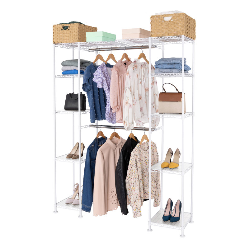 58'' - 83'' Closet System Starter Kit, White