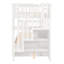 Lit superposé simple au-dessus de simple avec lit gigogne simple Stairway-891077096