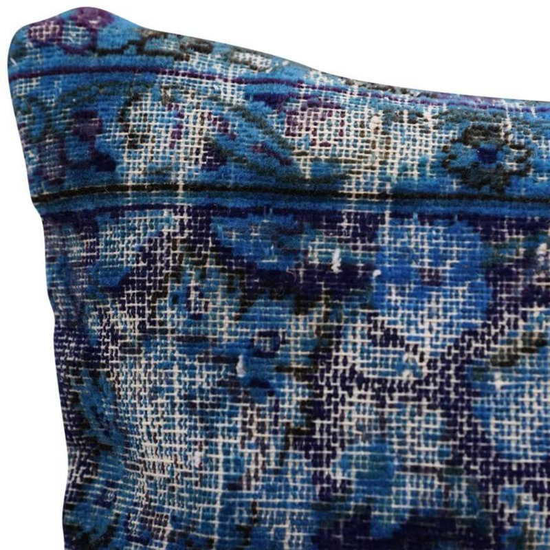 Housse de coussin rectangulaire 100% laine