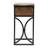 Solid Wood Top End Table