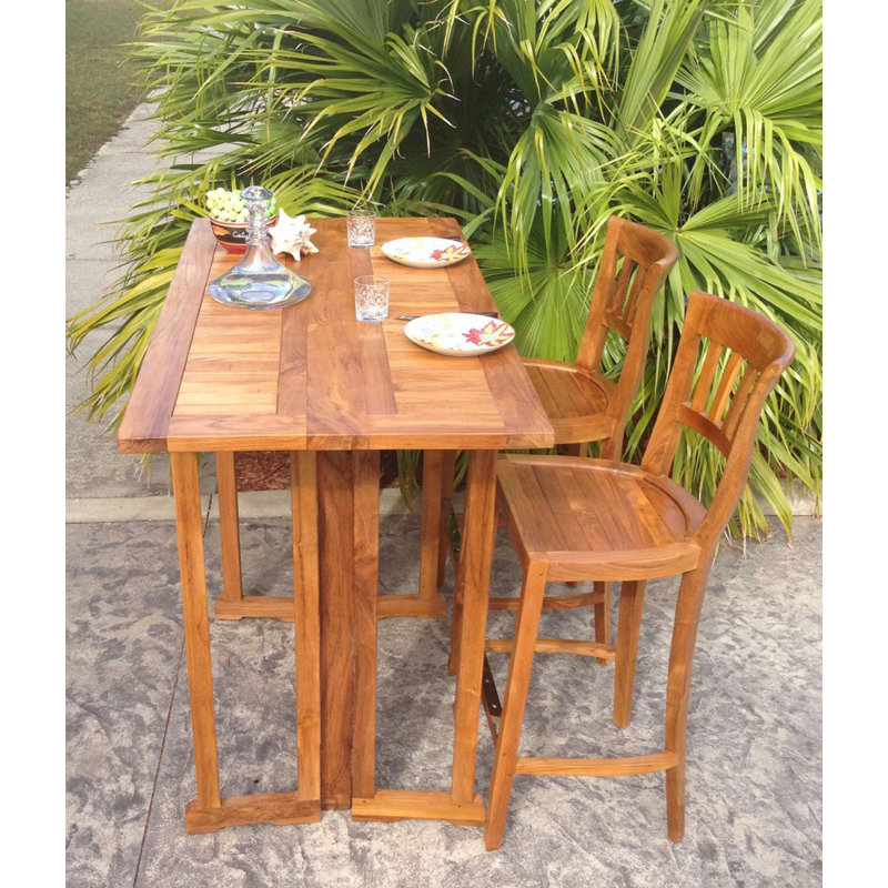Donnie Teak Solid Wood Dining Table