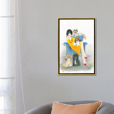 " I Need Another Shih Tzu " by Connie Collum Painting Print
