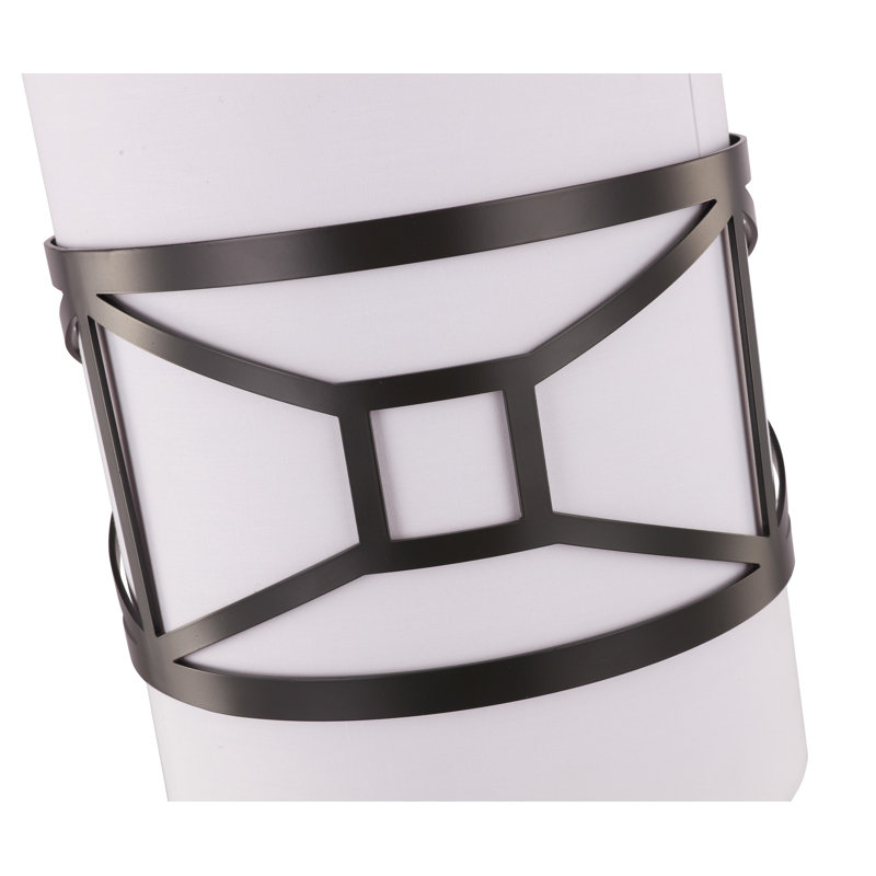 Luminaire suspendu à cylindre simple 1 lumières Hultgren, Bronze