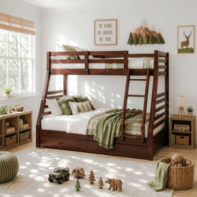 Lit superposé simple au-dessus d'un lit double Briyith de Viv + Rae ™