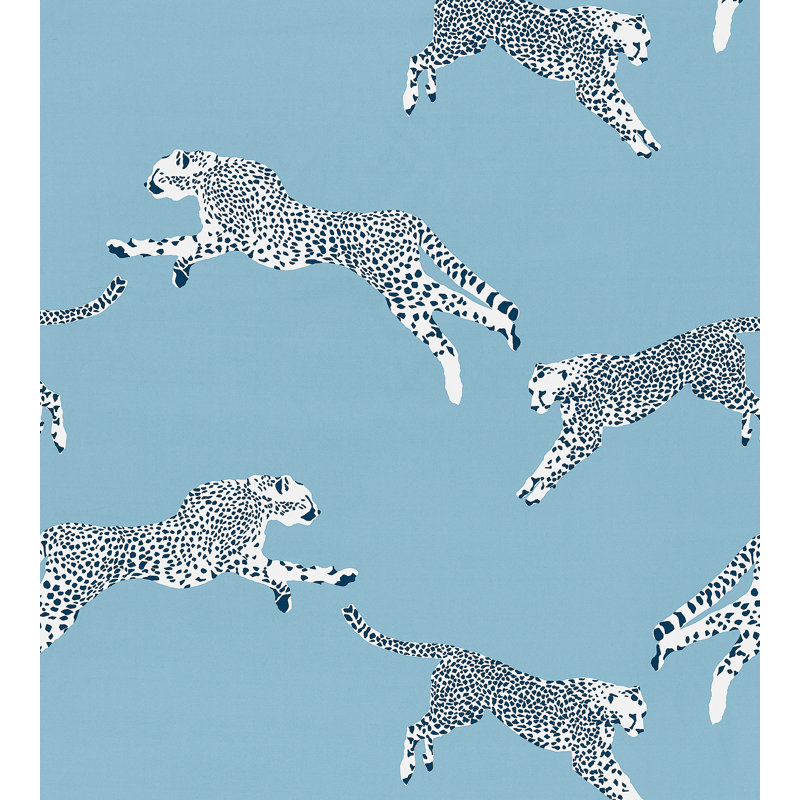 Tissu Saut de guépard, Nuage neuf