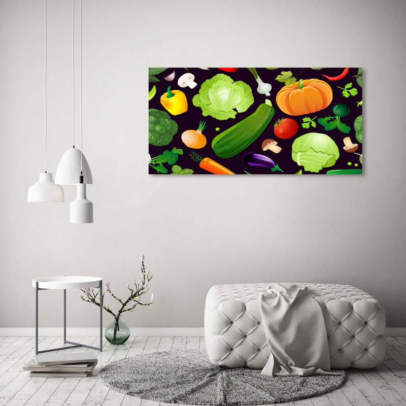 Colourful Vegetables - Wrapped Canvas Print